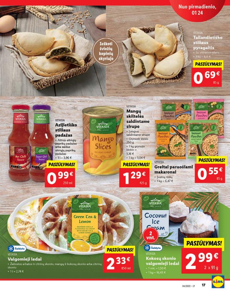 Lidl pasiūlymai akcijos nuo 
  2022-01-24 iki 
  2022-01-30 | Leidinukas.lt puslapis 17