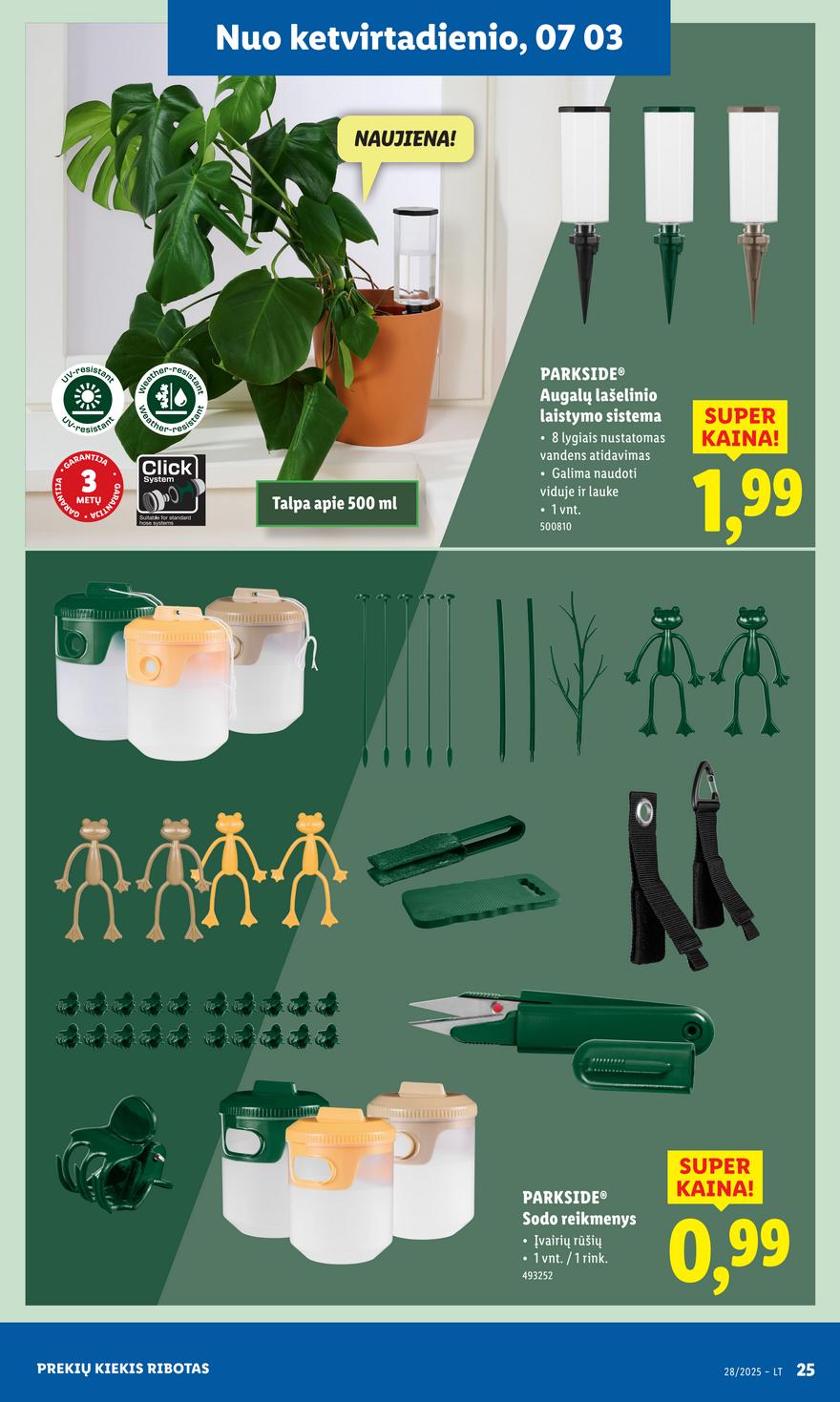 Lidl ne maisto leidinys akcijos nuo 
  2025-06-30 iki 
  2025-07-06 | Leidinukas.lt puslapis 25