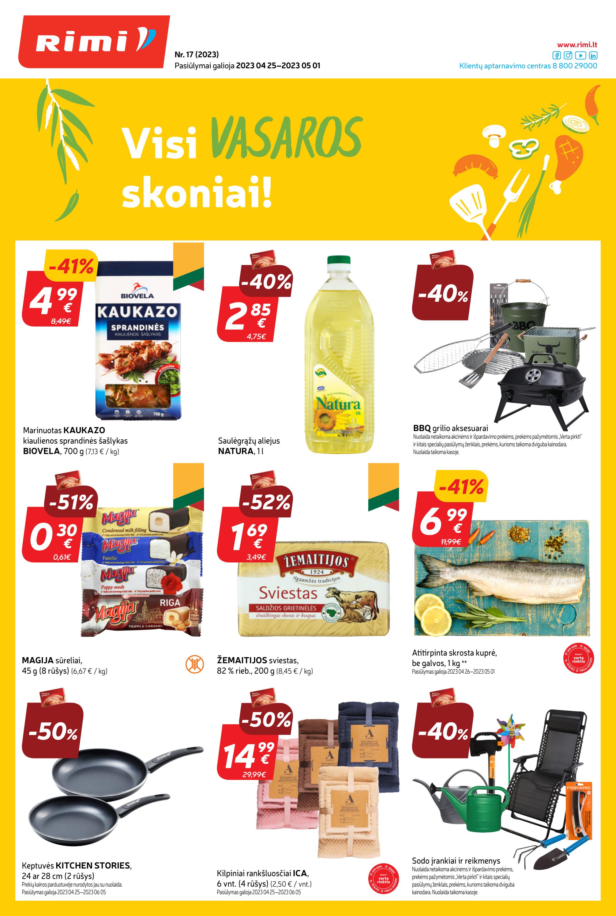 Rimi savaitinis leidinys akcijos nuo 
  2023-04-25 iki 
  2023-05-01 | Leidinukas.lt puslapis 1