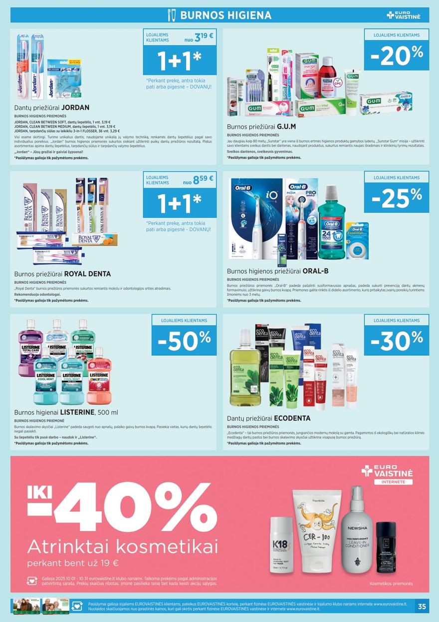 Euro vaistinė katalogas akcijos nuo 
  2025-10-01 iki 
  2025-10-31 | Leidinukas.lt puslapis 35
