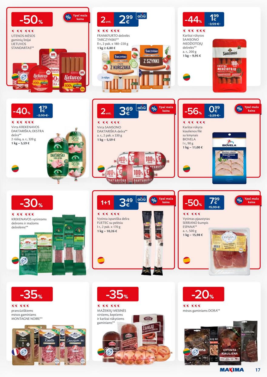 Maxima kaininis leidinys akcijos nuo 
  2023-12-27 iki 
  2024-01-02 | Leidinukas.lt puslapis 17