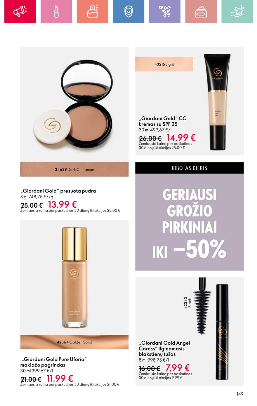 Oriflame katalogas akcijos nuo 
  2025-08-03 iki 
  2025-08-23 | Leidinukas.lt puslapis 149