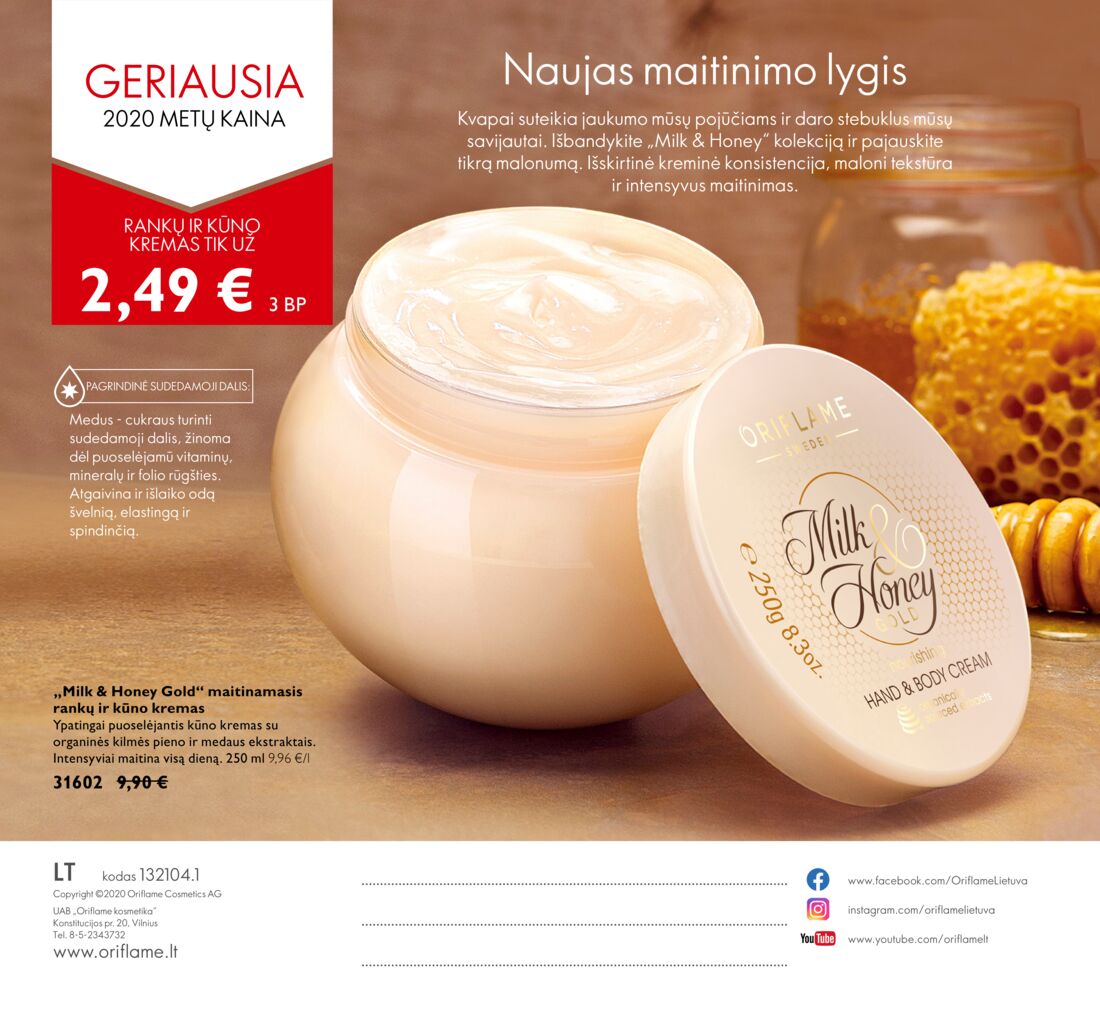 Oriflame katalogas akcijos nuo 
  2020-10-01 iki 
  2020-10-31 | Leidinukas.lt puslapis 69