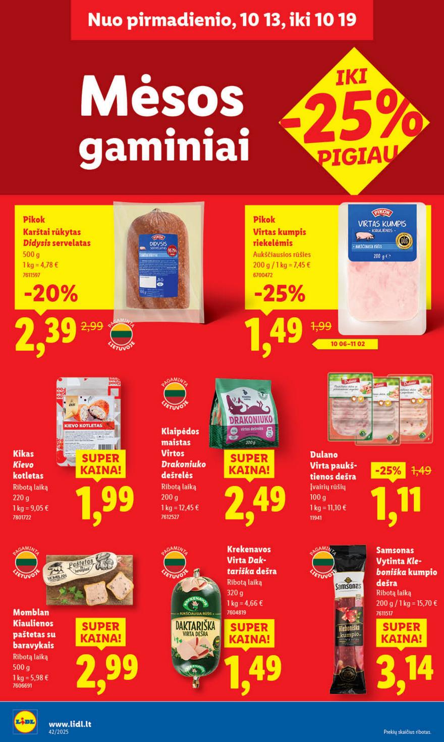 Lidl leidinys naujas akcijos nuo 
  2025-10-13 iki 
  2025-10-19 | Leidinukas.lt puslapis 34