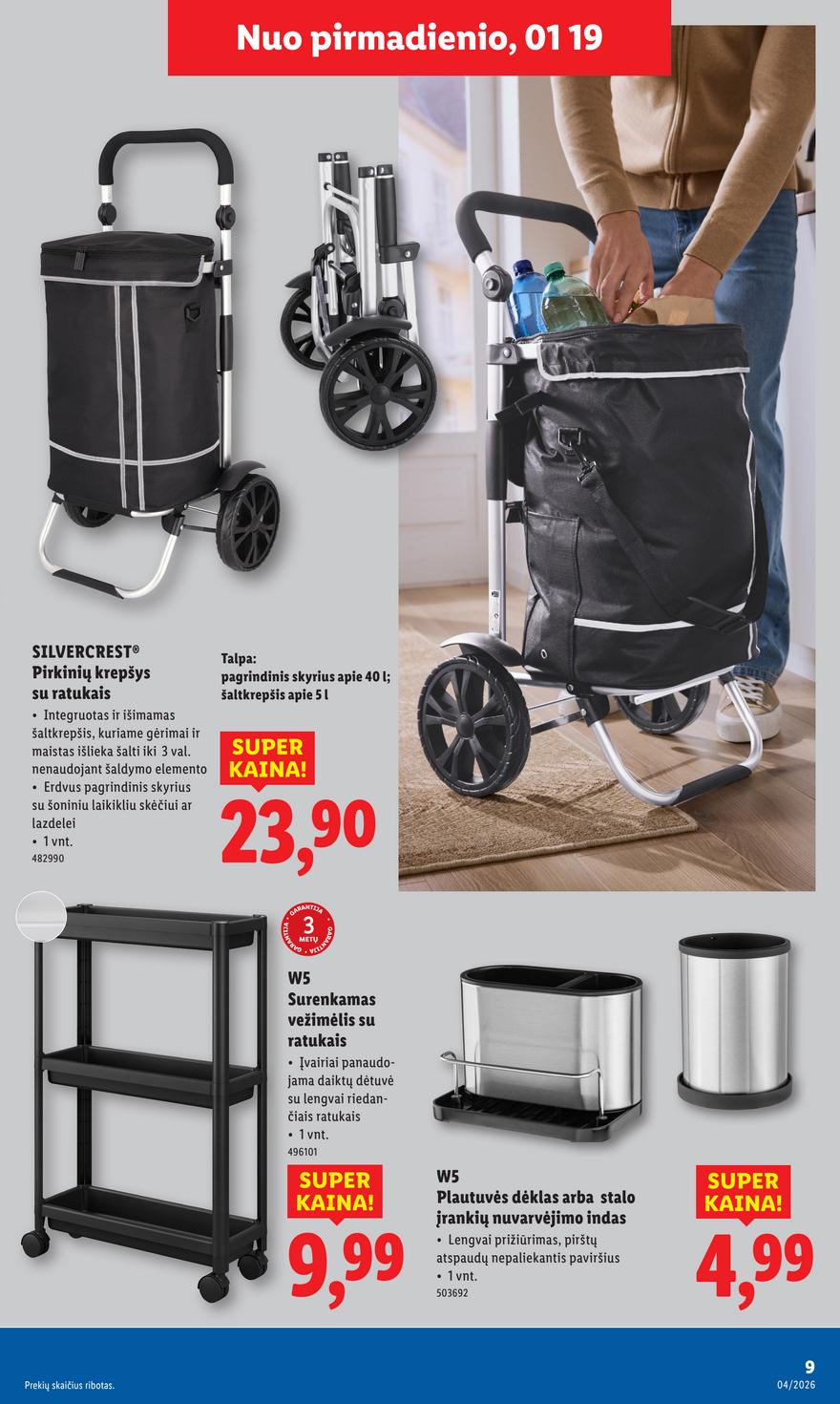 Lidl leidinys akcijos nuo 
  2026-01-19 iki 
  2026-01-25 | Leidinukas.lt puslapis 9
