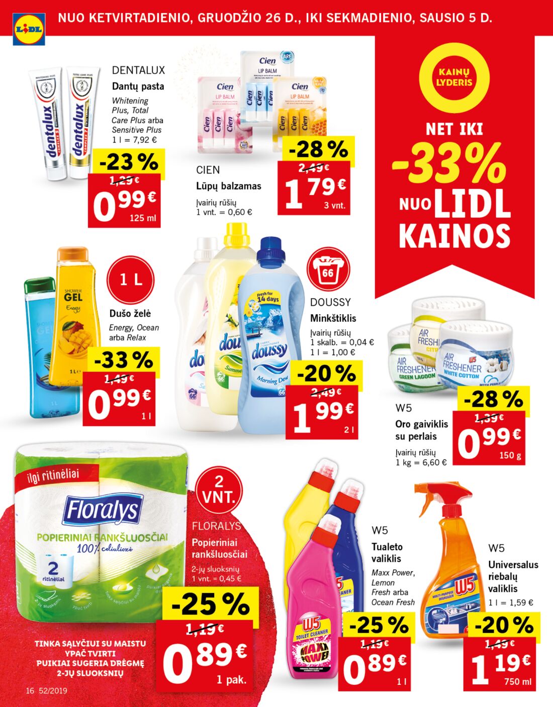 Lidl savaitinis leidinys akcijos nuo 
  2019-12-26 iki 
  2019-12-31 | Leidinukas.lt puslapis 16