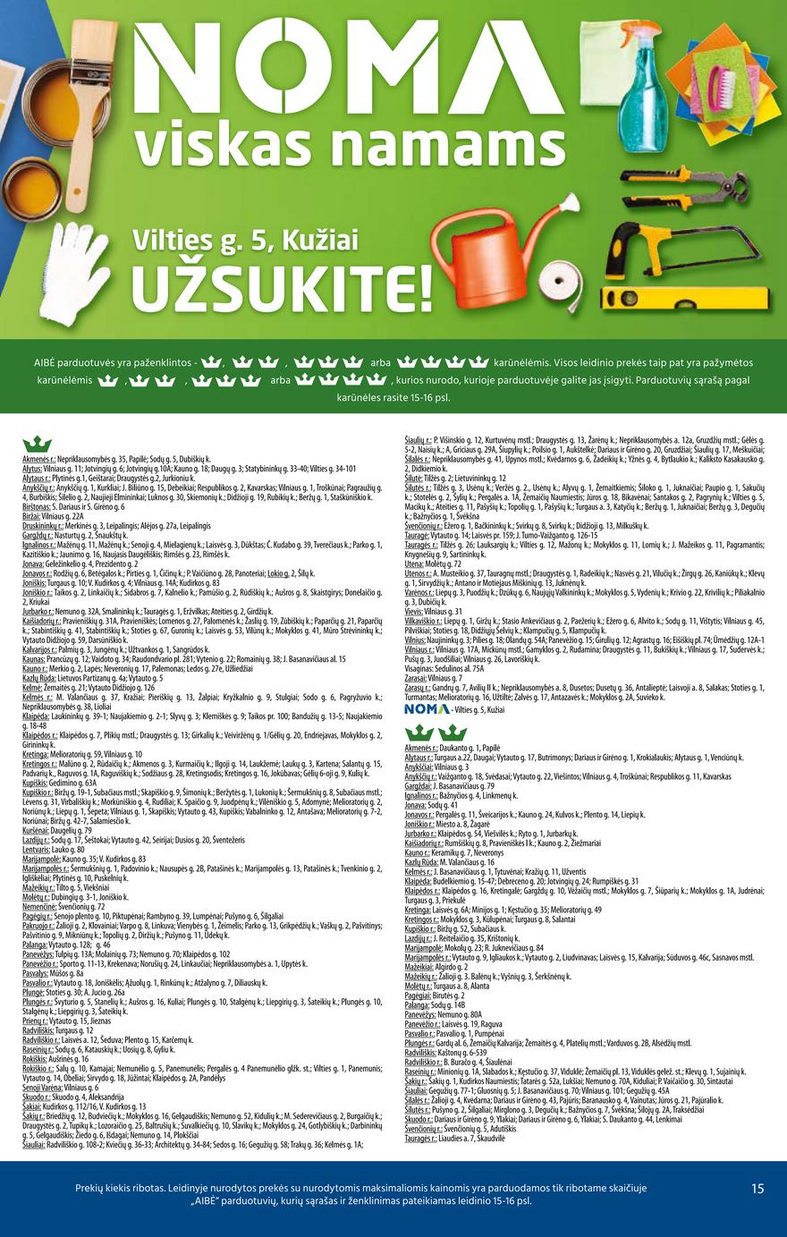 Aibė pasiūlymai akcijos nuo 
  2023-11-09 iki 
  2023-11-21 | Leidinukas.lt puslapis 15