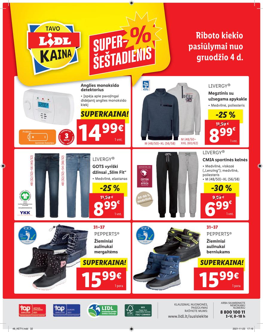 Ldil ne maisto leidinys akcijos nuo 
  2021-11-29 iki 
  2021-12-05 | Leidinukas.lt puslapis 32
