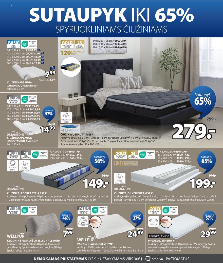 Jysk leidinys akcijos nuo 
  2025-08-26 iki 
  2025-09-09 | Leidinukas.lt puslapis 12