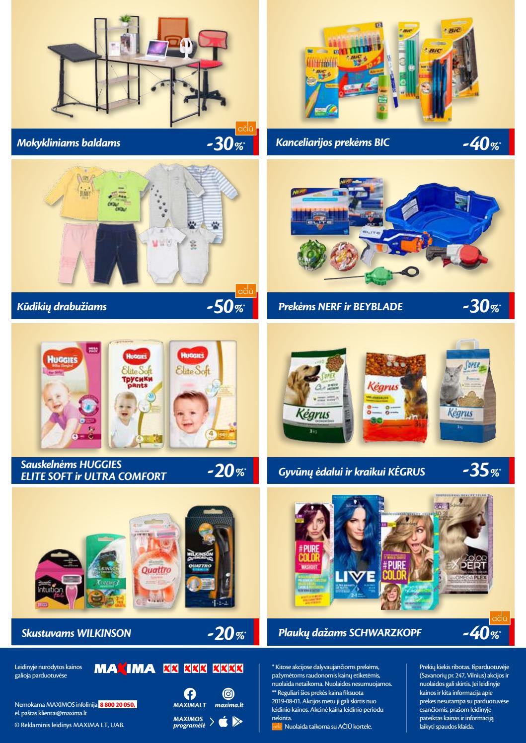 Maxima kaininis leidinys akcijos nuo 
  2019-08-15 iki 
  2019-08-28 | Leidinukas.lt puslapis 32