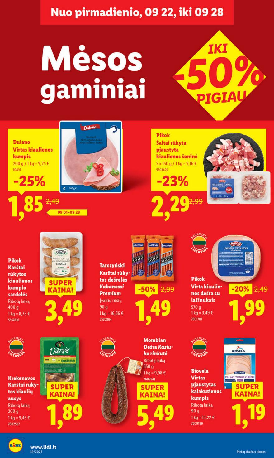 Lidl leidinys naujas akcijos nuo 
  2025-09-22 iki 
  2025-09-28 | Leidinukas.lt puslapis 26