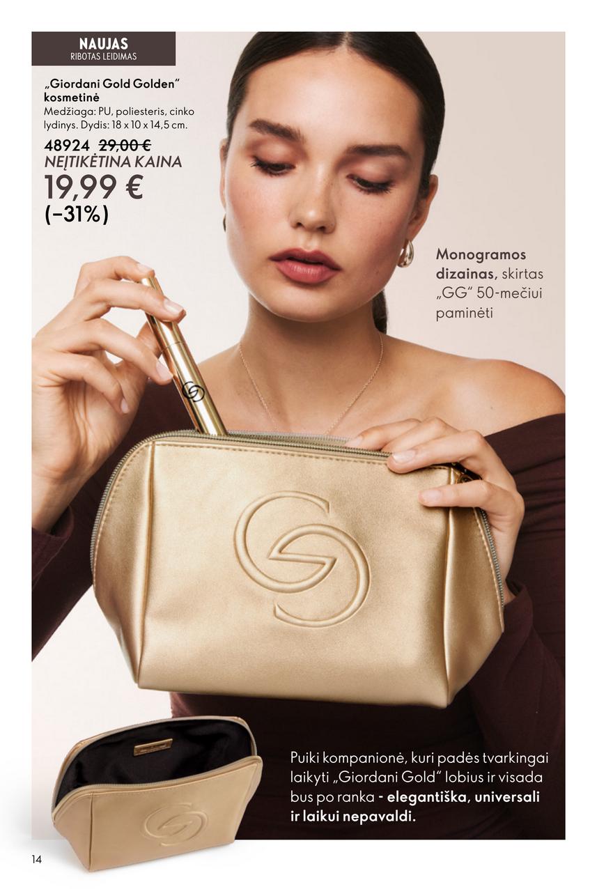 Oriflame katalogas akcijos nuo 
  2026-02-18 iki 
  2026-03-10 | Leidinukas.lt puslapis 14
