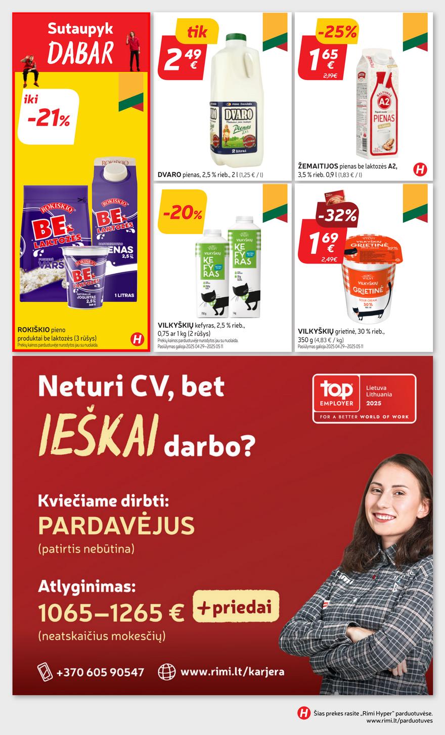 Rimi savaitinis leidinys 12 akcijos nuo 
  2025-04-29 iki 
  2025-05-05 | Leidinukas.lt puslapis 18