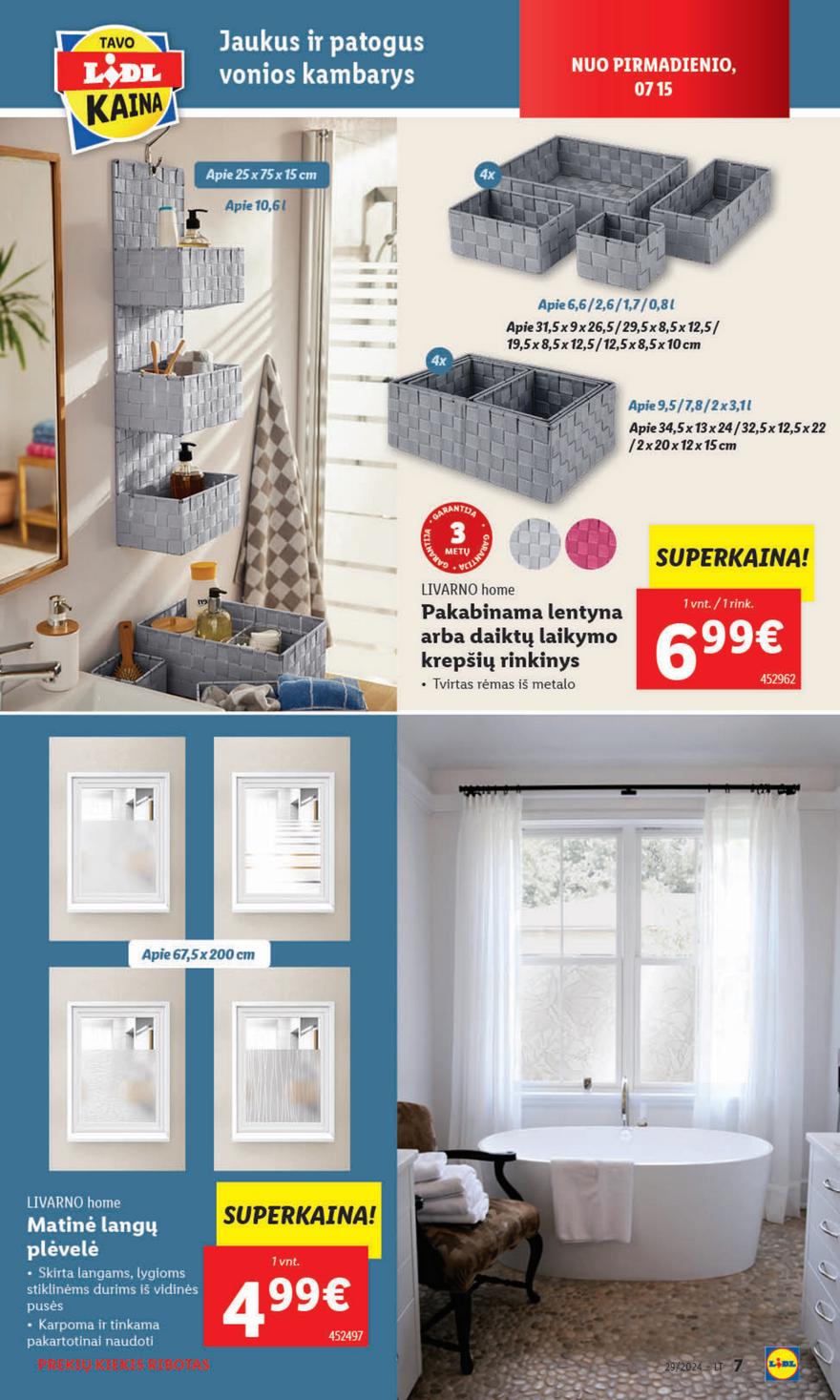 Lidl ne maisto leidinys akcijos nuo 
  2024-07-15 iki 
  2024-07-21 | Leidinukas.lt puslapis 7