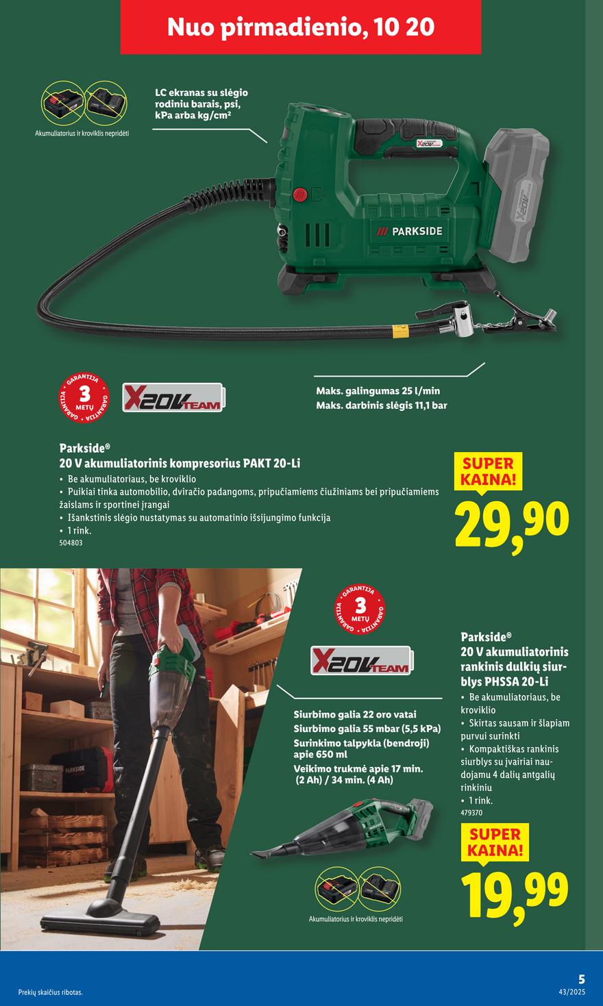 Lidl leidinys akcijos nuo 
  2025-10-20 iki 
  2025-10-26 | Leidinukas.lt puslapis 5