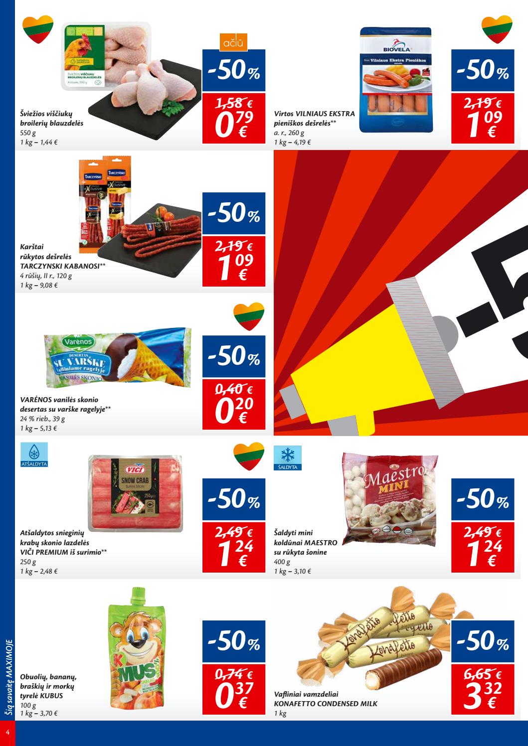 Maxima kaininis leidinys akcijos nuo 
  2019-08-20 iki 
  2019-08-26 | Leidinukas.lt puslapis 4