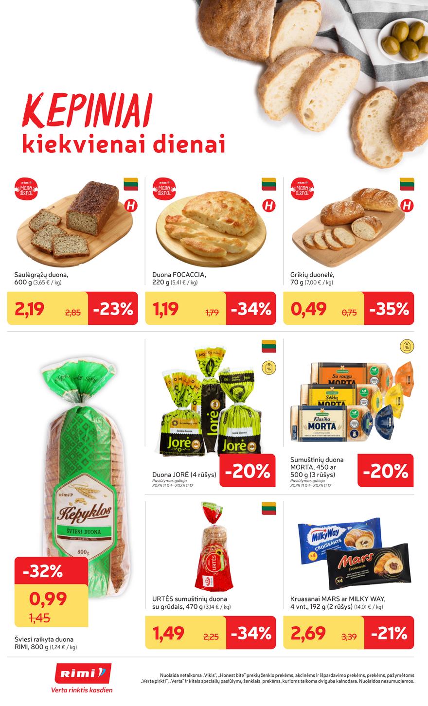 Rimi savaitinis leidinys akcijos nuo 
  2025-11-04 iki 
  2025-11-10 | Leidinukas.lt puslapis 14