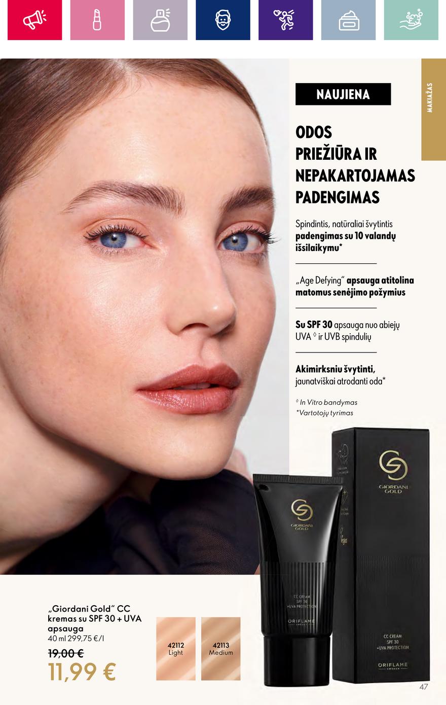 Oriflame katalogas akcijos nuo 
  2023-10-25 iki 
  2023-11-07 | Leidinukas.lt puslapis 47