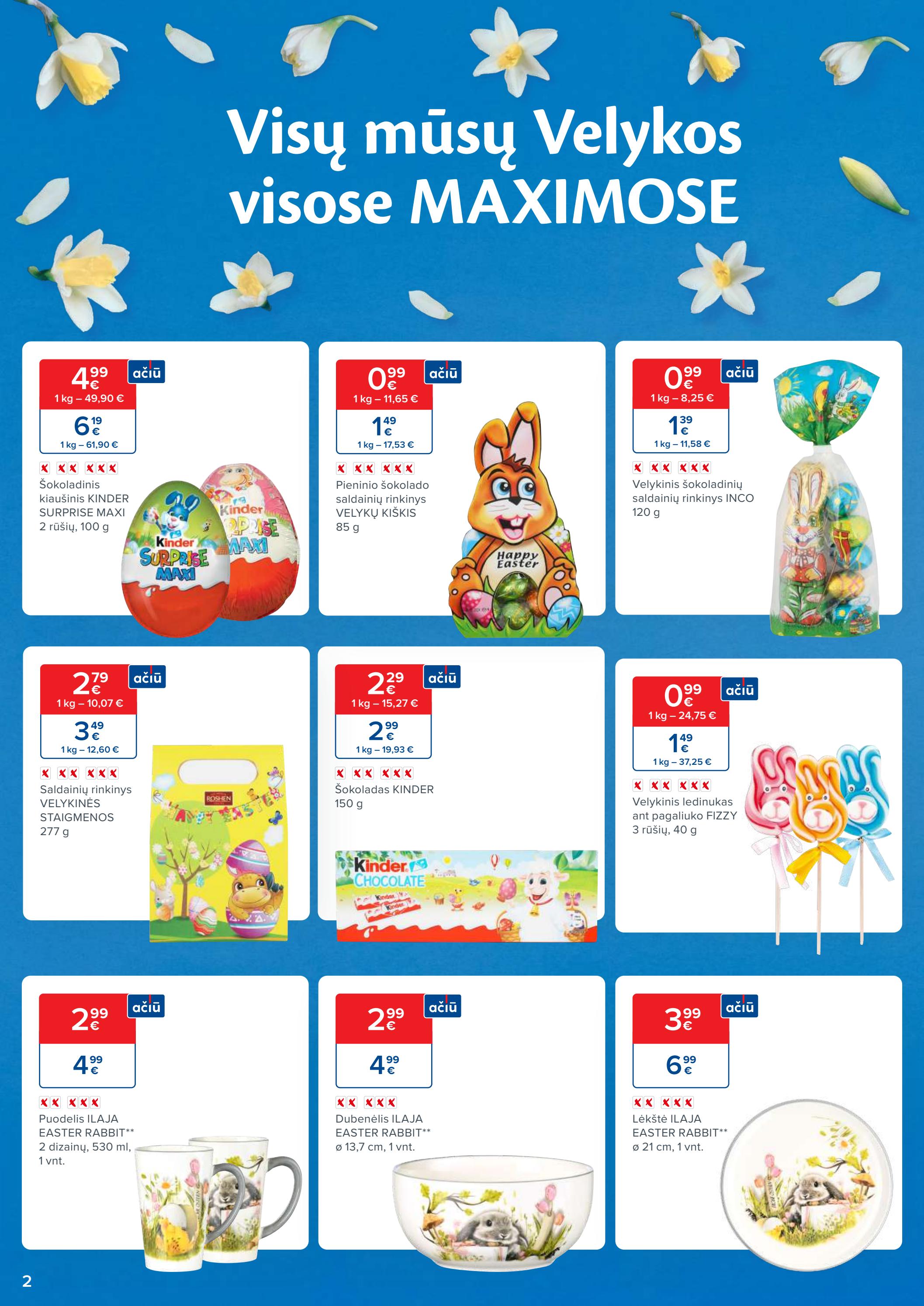 Maxima kaininis leidinys akcijos nuo 
  2023-03-21 iki 
  2023-03-27 | Leidinukas.lt puslapis 2
