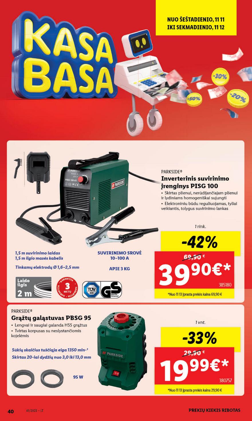 Ldil ne maisto leidinys akcijos nuo 
  2023-11-06 iki 
  2023-11-12 | Leidinukas.lt puslapis 40