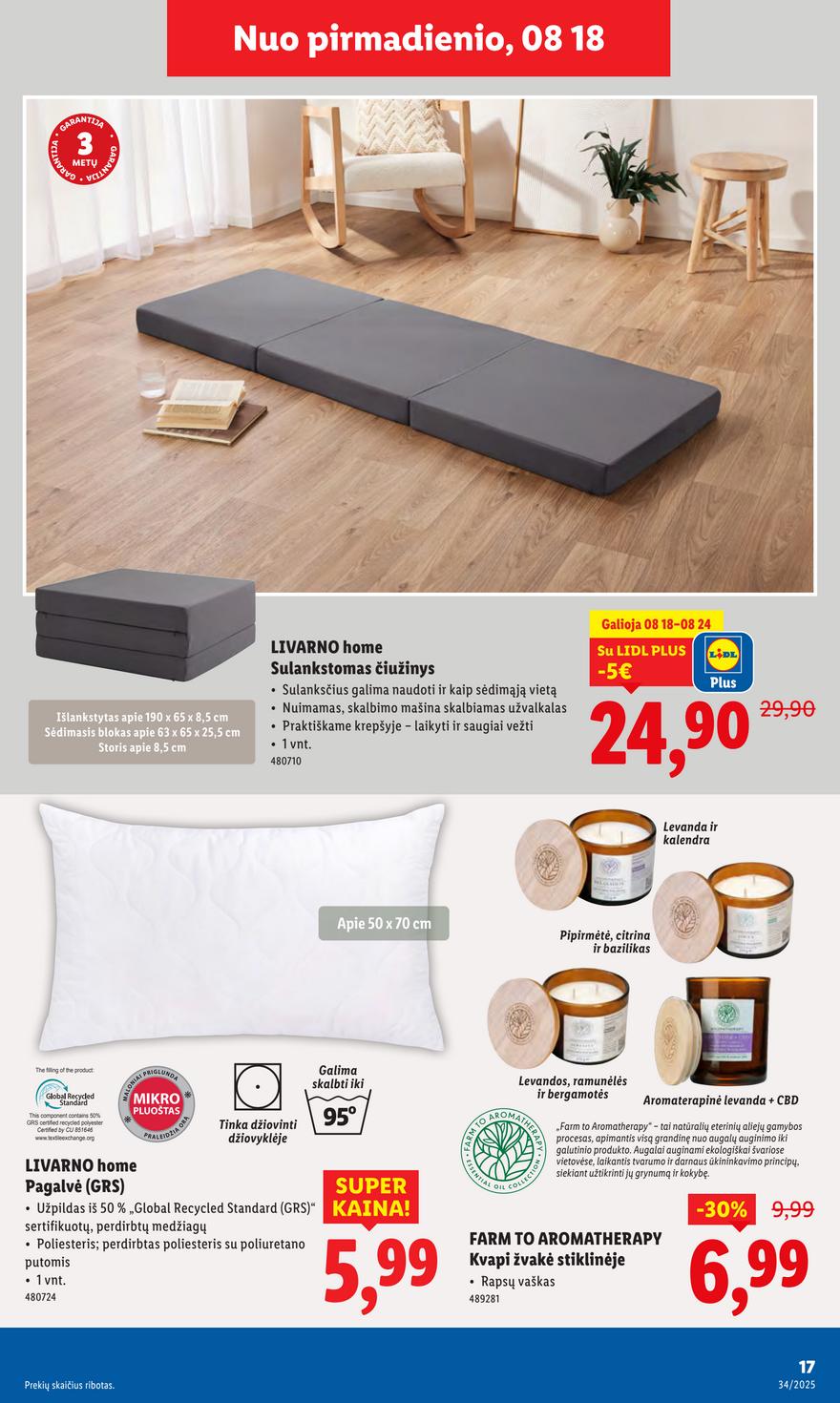 Lidl leidinys akcijos nuo 
  2025-08-18 iki 
  2025-08-24 | Leidinukas.lt puslapis 17