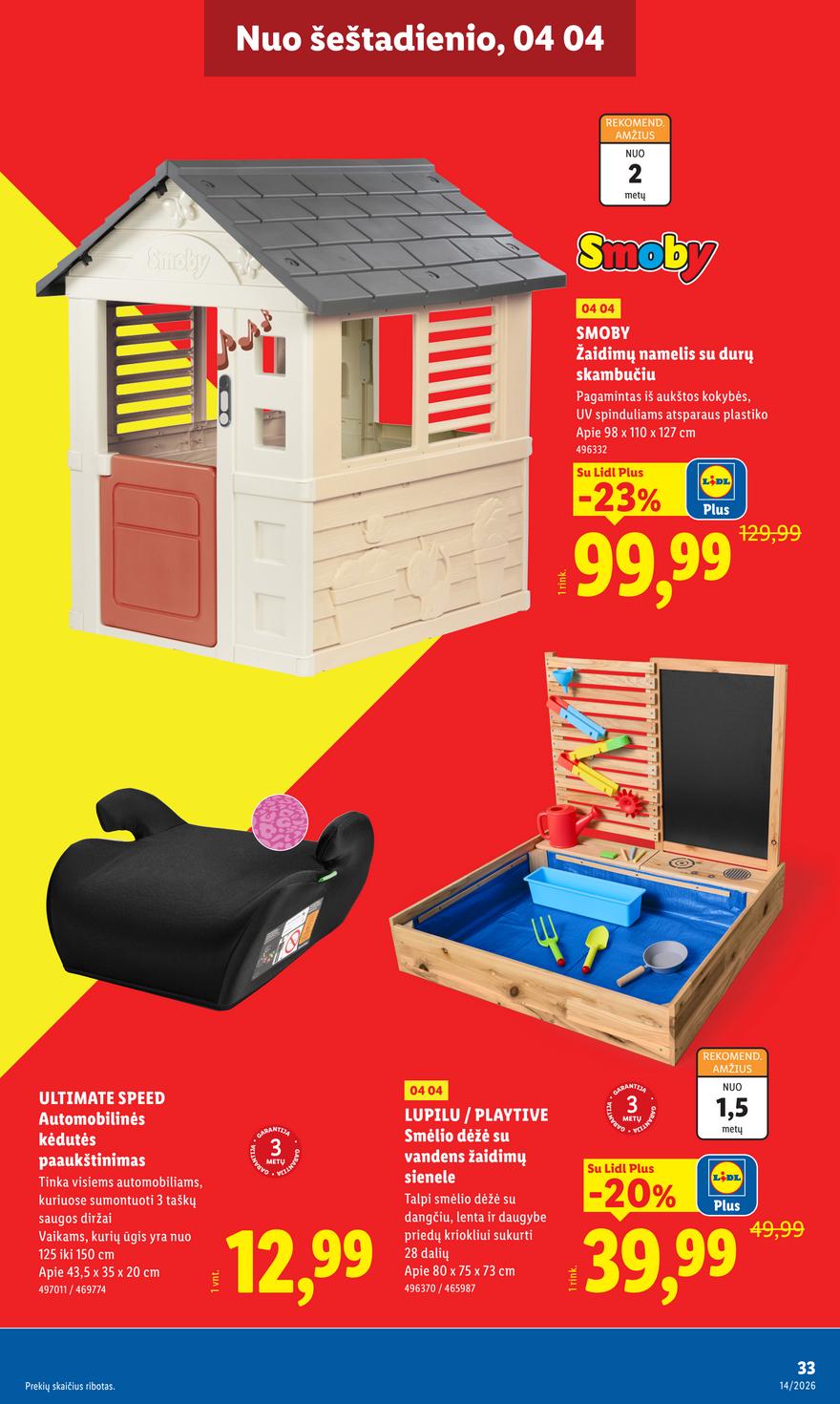 Lidl leidinys akcijos nuo 
  2026-03-30 iki 
  2026-04-04 | Leidinukas.lt puslapis 33