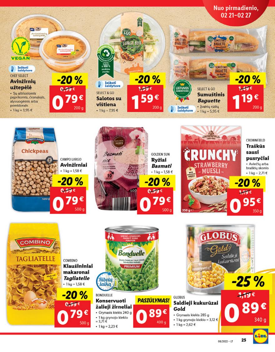 Lidl maisto prekių pasiūlymai akcijos nuo 
  2022-02-21 iki 
  2022-02-27 | Leidinukas.lt puslapis 25