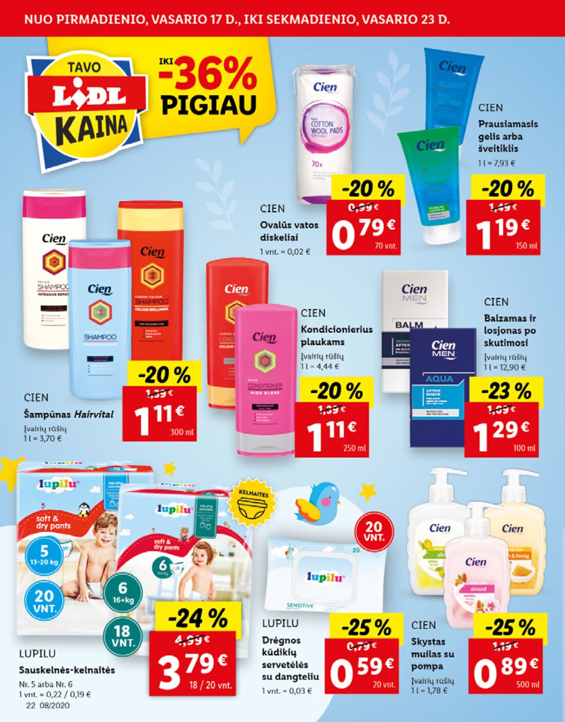Lidl savaitinis leidinys akcijos nuo 
  2020-02-17 iki 
  2020-02-23 | Leidinukas.lt puslapis 22