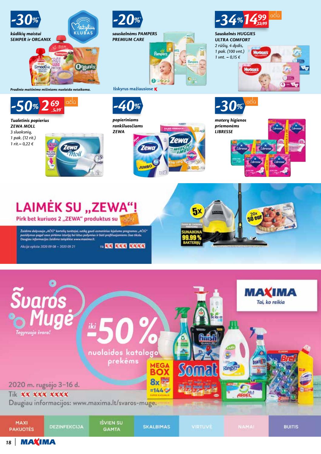 Maxima kaininis leidinys akcijos nuo 
  2020-09-08 iki 
  2020-09-14 | Leidinukas.lt puslapis 18