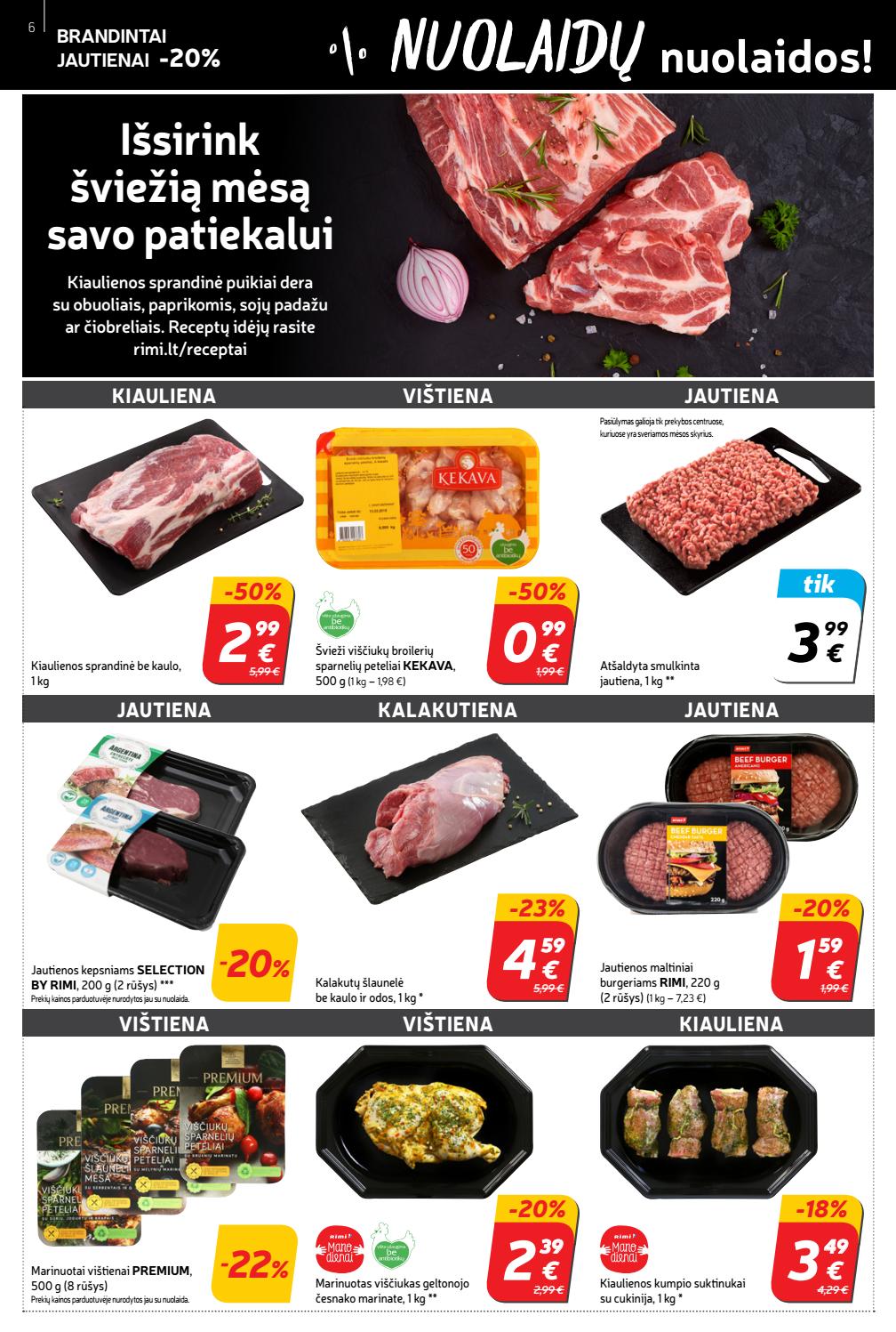 Rimi savaitinis leidinys akcijos nuo 
  2020-10-13 iki 
  2020-10-19 | Leidinukas.lt puslapis 6