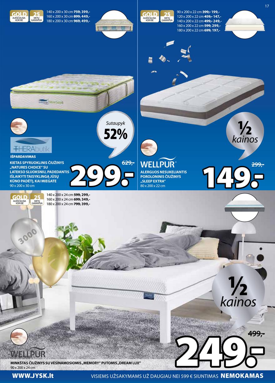 Jysk leidinys akcijos nuo 
  2021-05-11 iki 
  2021-05-24 | Leidinukas.lt puslapis 18