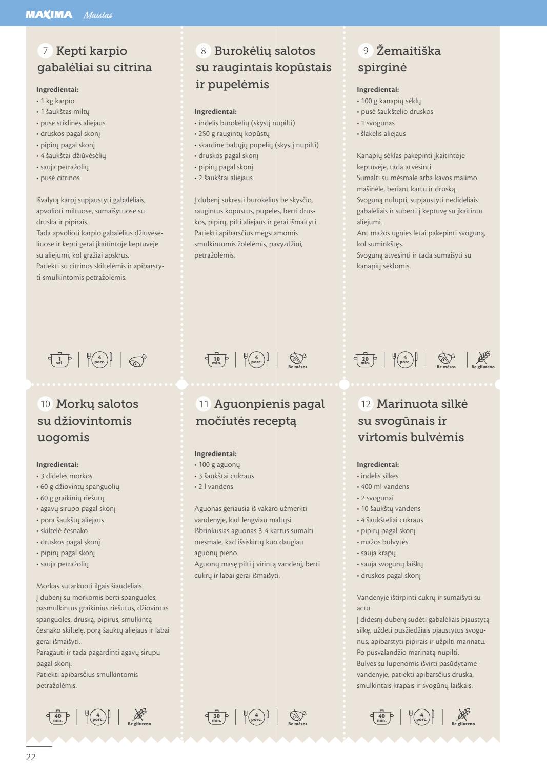 Maxima kaininis leidinys akcijos nuo 
  2020-11-19 iki 
  2021-01-06 | Leidinukas.lt puslapis 22