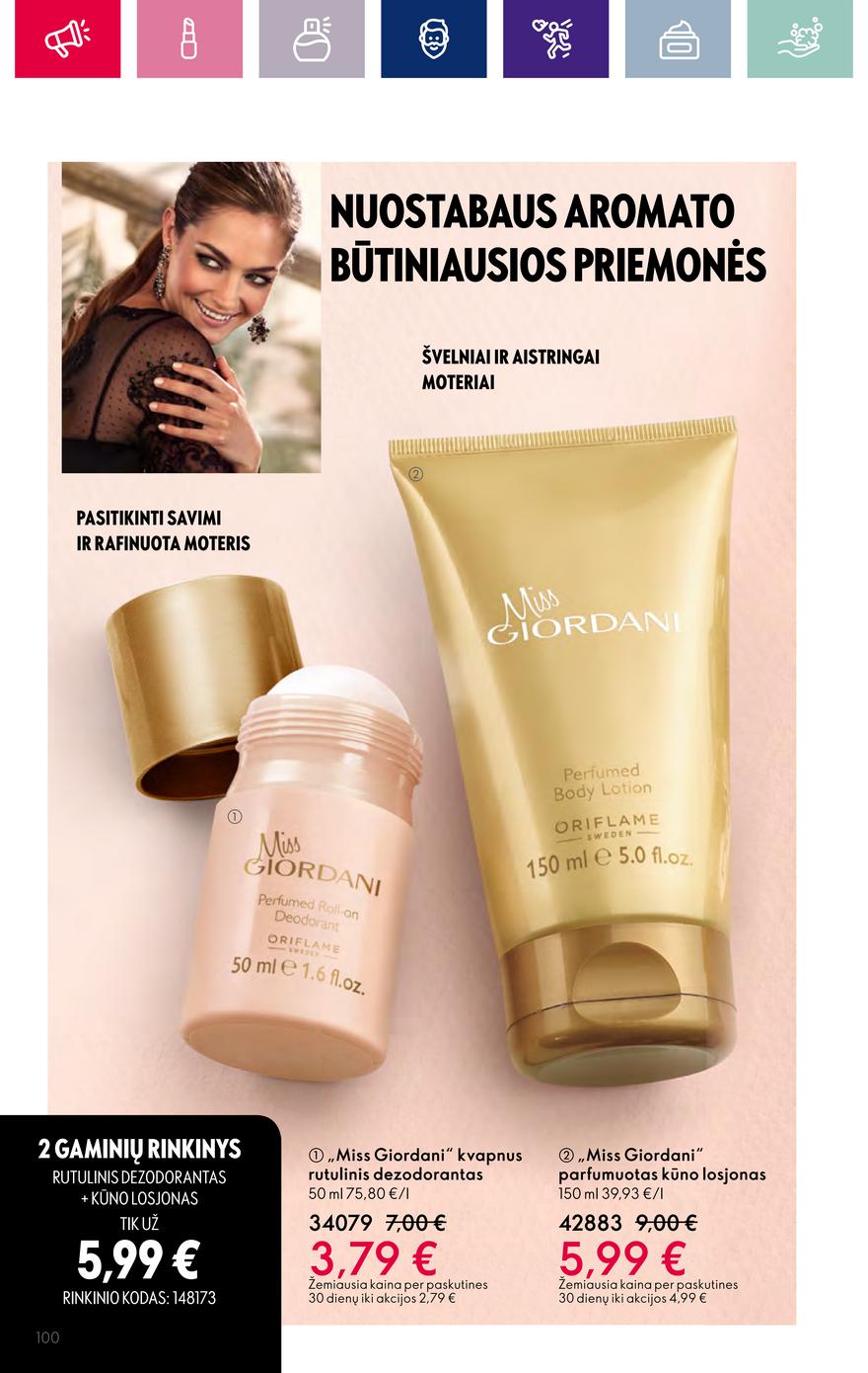 Oriflame katalogas akcijos nuo 
  2023-10-25 iki 
  2023-11-07 | Leidinukas.lt puslapis 100