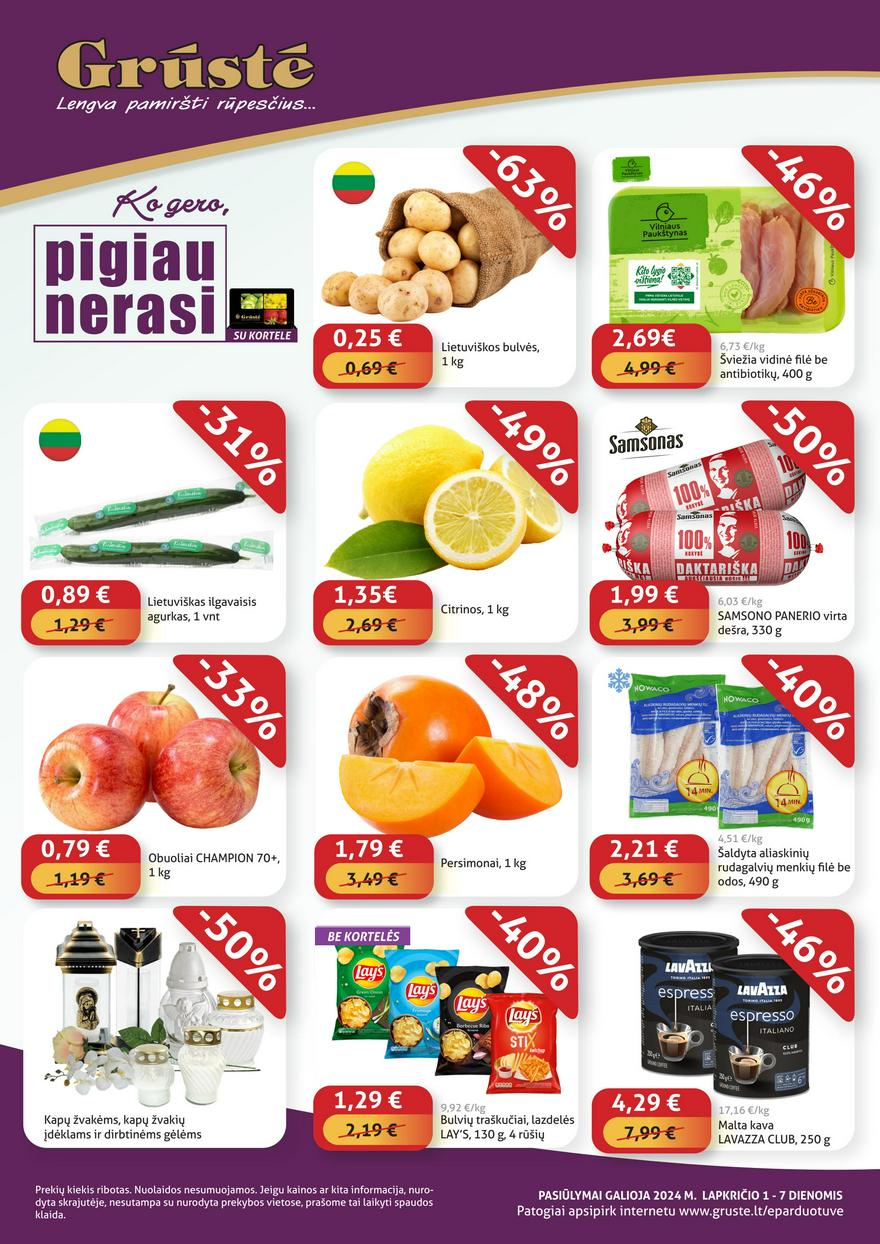 Grūstės leidinys akcijos nuo 
  2024-11-01 iki 
  2024-11-07 | Leidinukas.lt puslapis 1