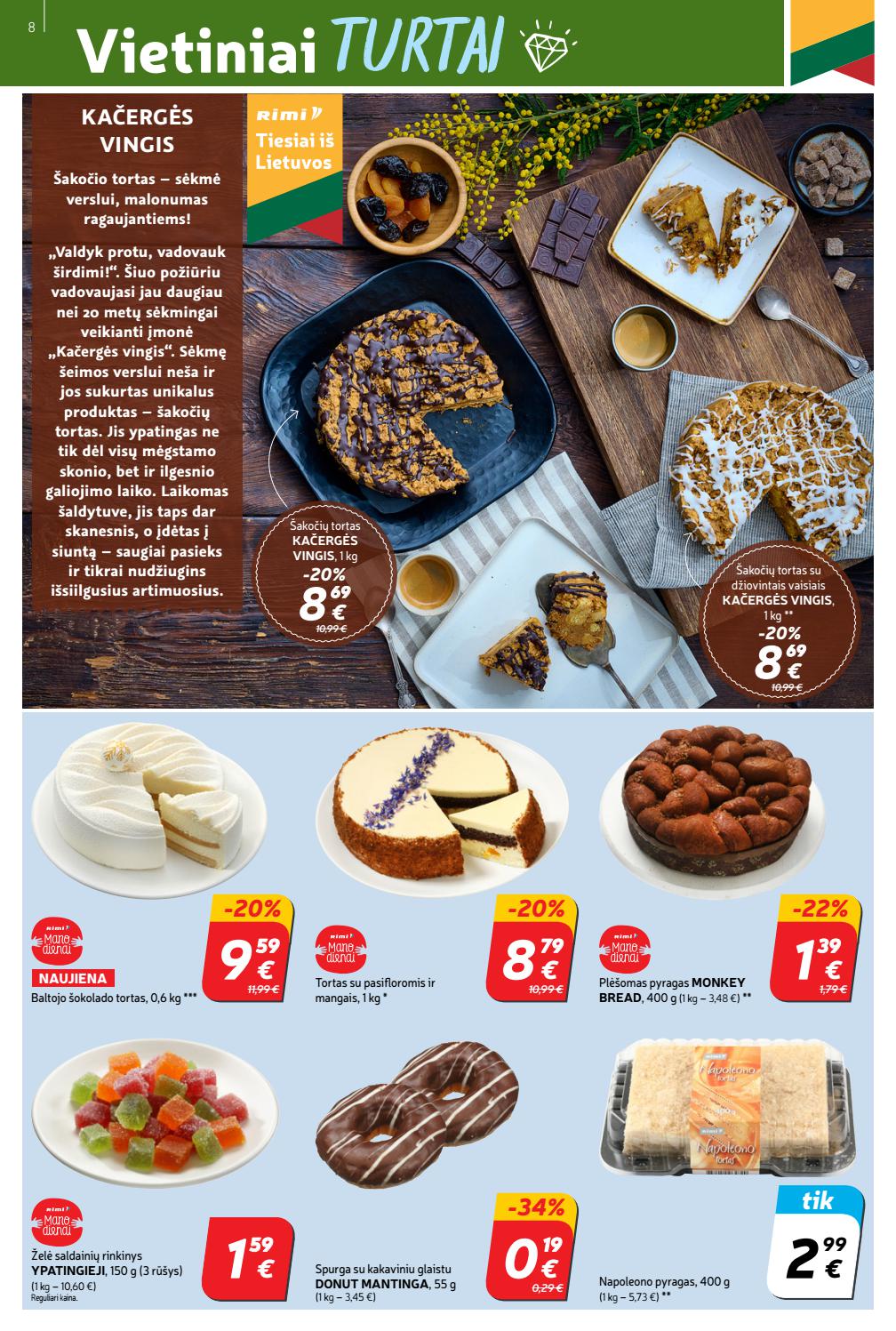 Rimi savaitinis leidinys akcijos nuo 
  2021-03-09 iki 
  2021-03-15 | Leidinukas.lt puslapis 8