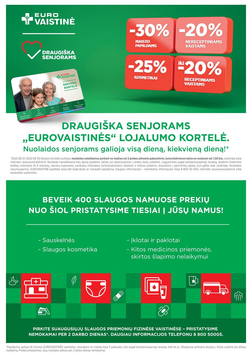 Euro vaistinė leidinys akcijos nuo 
  2022-06-01 iki 
  2022-06-30 | Leidinukas.lt puslapis 38