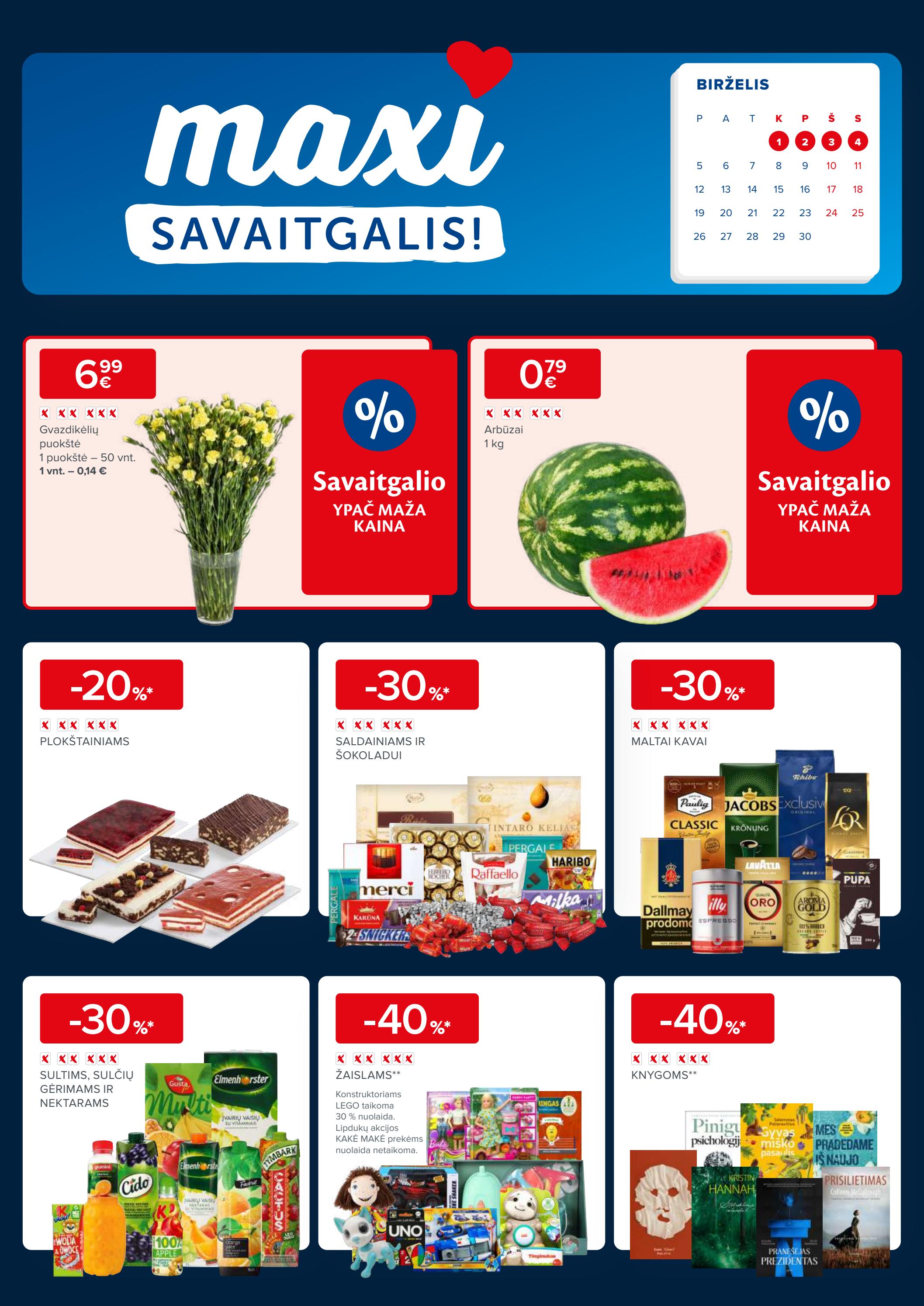 Maxima kaininis leidinys akcijos nuo 
  2023-05-30 iki 
  2023-06-05 | Leidinukas.lt puslapis 40