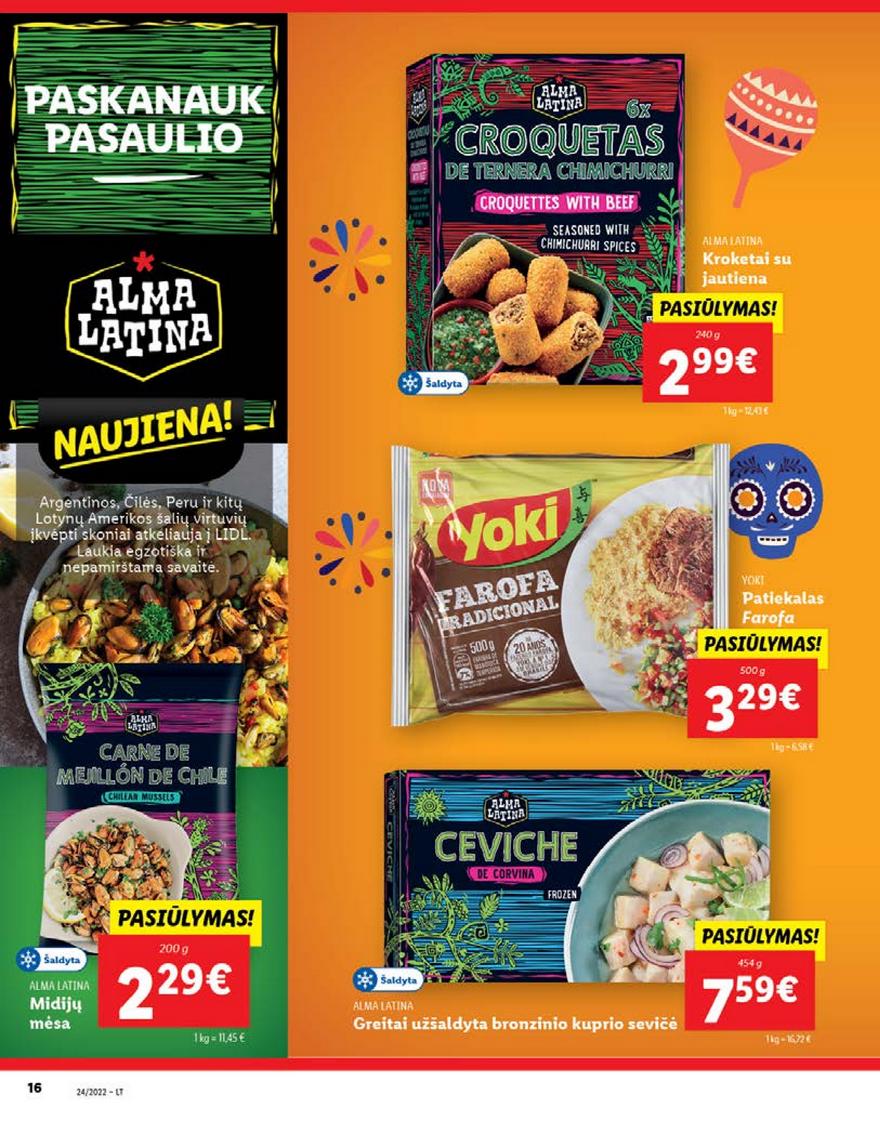 Lidl pasiūlymai akcijos nuo 
  2022-06-13 iki 
  2022-06-19 | Leidinukas.lt puslapis 16