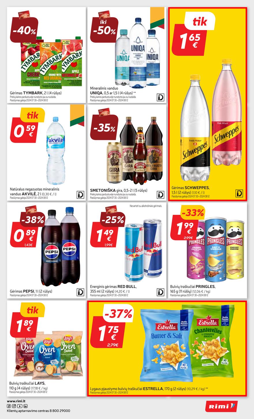 Rimi leidinys akcijos nuo
2024-08-06 iki
2024-08-12 | Leidinukas.lt puslapis 29