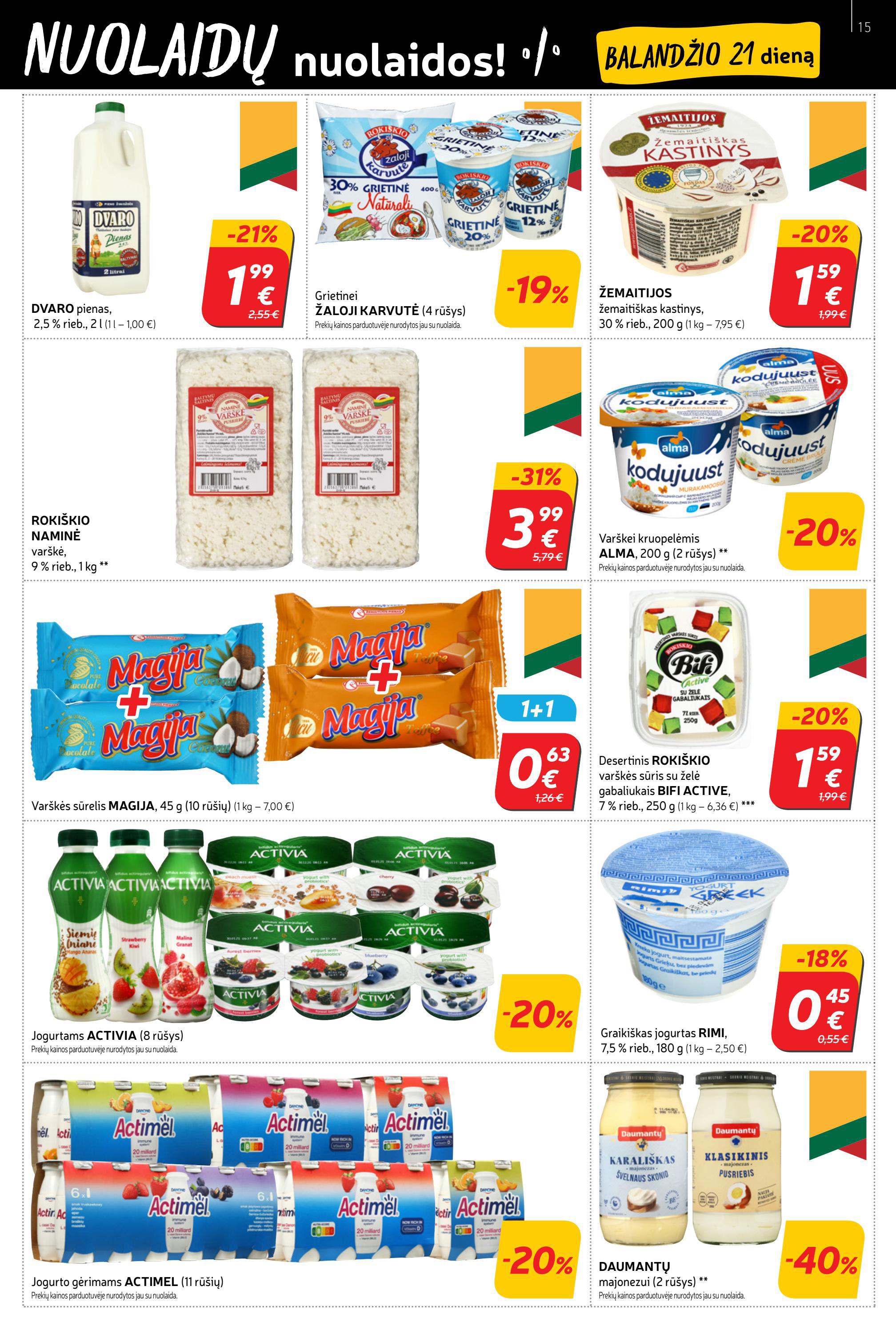 Rimi savaitinis leidinys akcijos nuo 
  2022-04-19 iki 
  2022-04-25 | Leidinukas.lt puslapis 15