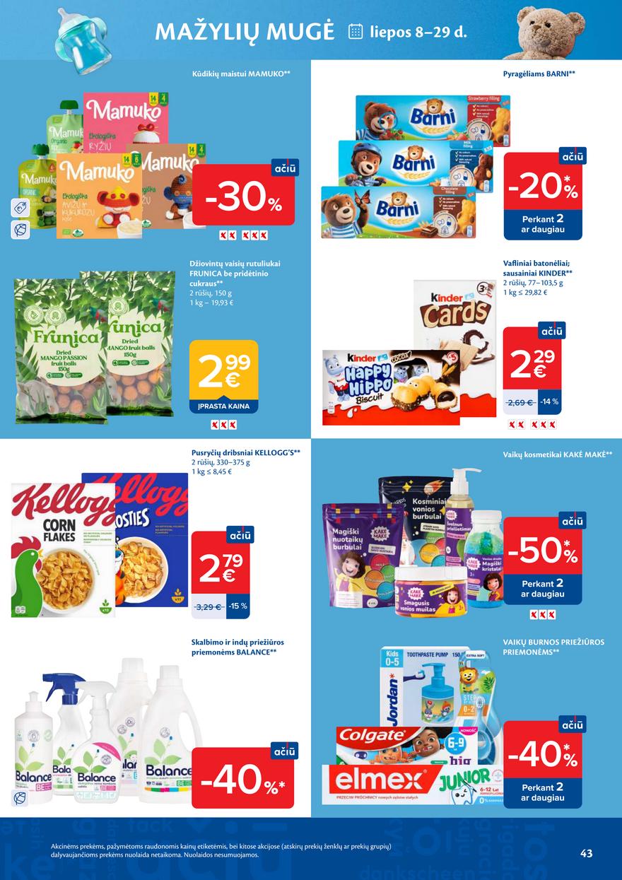 Maxima leidinys akcijos nuo 
  2026-07-21 iki 
  2026-07-27 | Leidinukas.lt puslapis 43