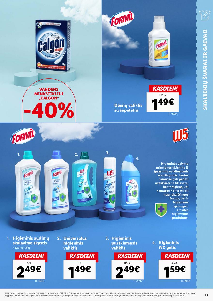 Lidl pasiūlymai akcijos nuo 
  2022-03-07 iki 
  2022-03-13 | Leidinukas.lt puslapis 13