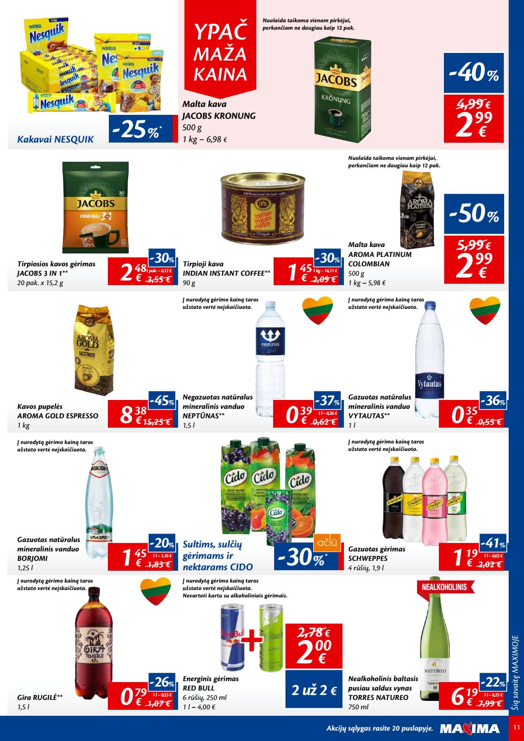 Maxima kaininis leidinys akcijos nuo 
  2019-06-18 iki 
  2019-06-24 | Leidinukas.lt puslapis 11