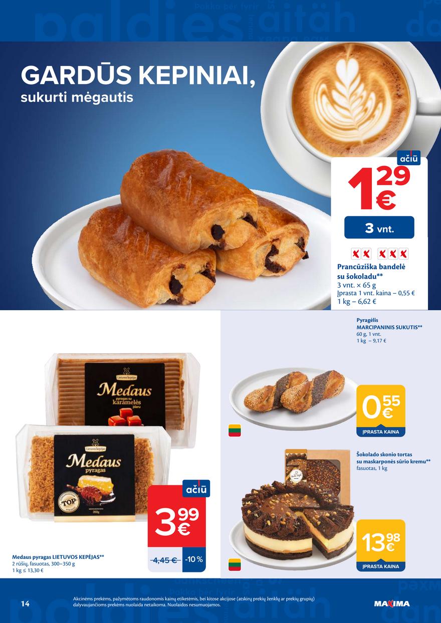 Maxima leidinukas akcijos nuo 
  2026-07-07 iki 
  2026-07-13 | Leidinukas.lt puslapis 14