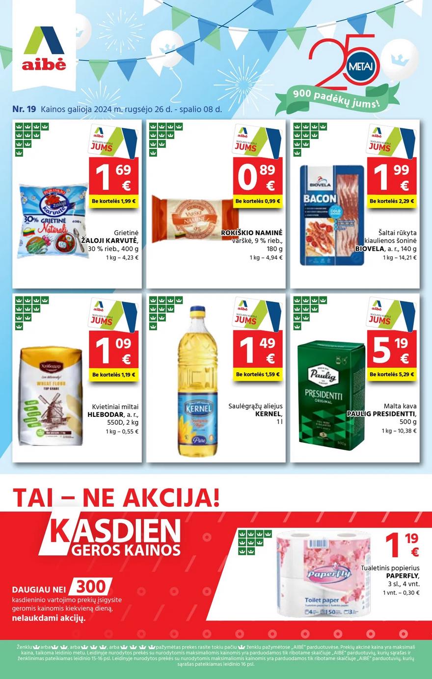 Aibė leidinys 26 akcijos nuo 
  2024-09-26 iki 
  2024-10-08 | Leidinukas.lt puslapis 1