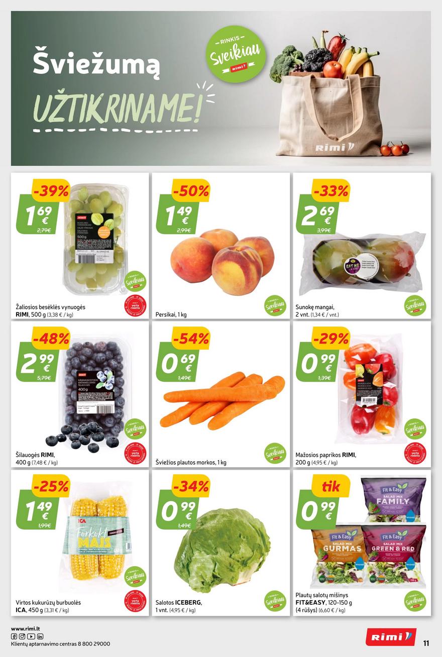 Rimi savaitinis leidinys akcijos nuo 
  2023-08-08 iki 
  2023-08-14 | Leidinukas.lt puslapis 11