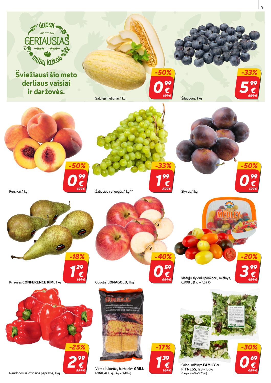 Rimi savaitinis leidinys akcijos nuo 
  2019-07-23 iki 
  2019-07-29 | Leidinukas.lt puslapis 9