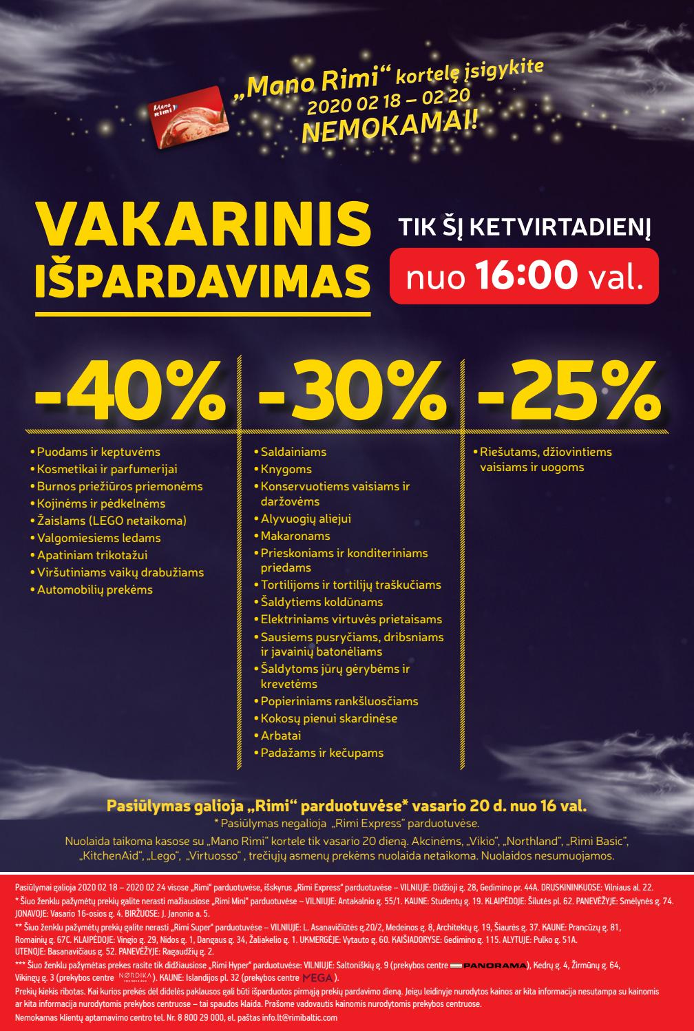 Rimi savaitinis leidinys akcijos nuo 
  2020-02-18 iki 
  2020-02-24 | Leidinukas.lt puslapis 24
