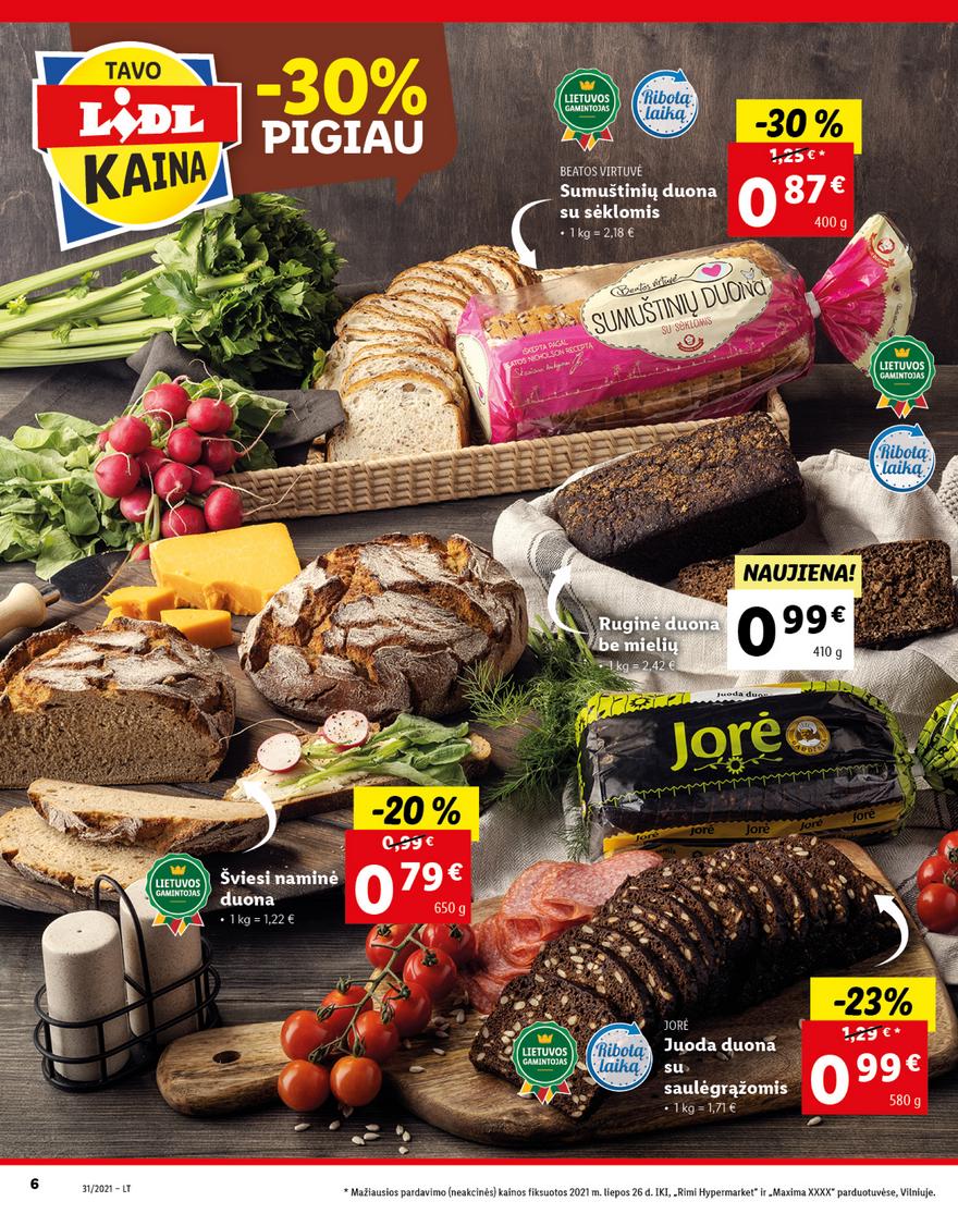 Lidl maisto prekių pasiūlymai akcijos nuo 
  2021-08-02 iki 
  2021-08-08 | Leidinukas.lt puslapis 6