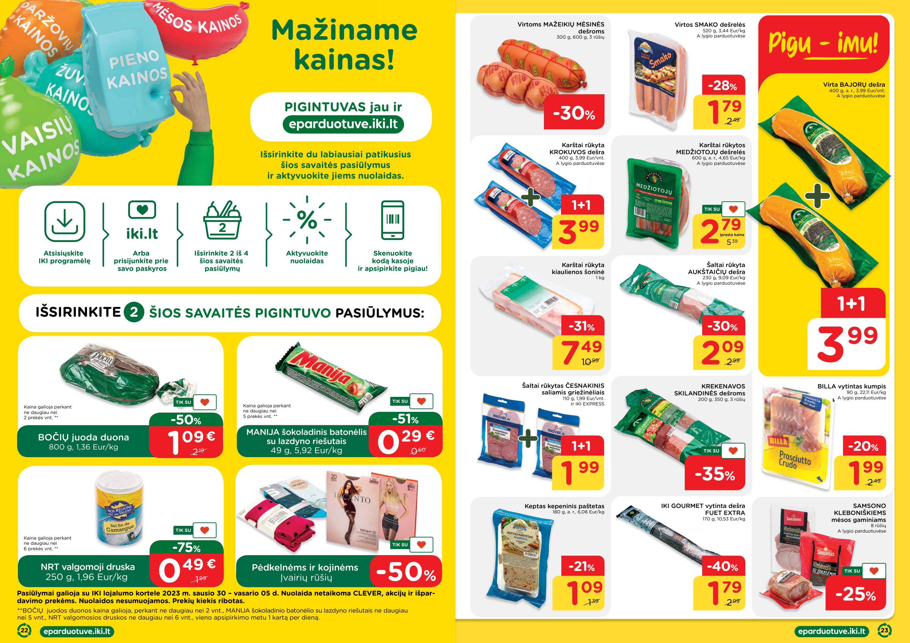 Iki savaitės leidinys akcijos nuo 
  2023-01-30 iki 
  2023-02-05 | Leidinukas.lt puslapis 12